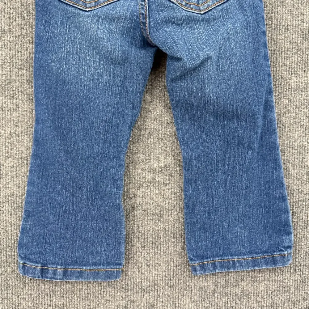 The Childrens Place Infant Girls Bootcut Jeans Size 2T Adjustable Waist Stretch